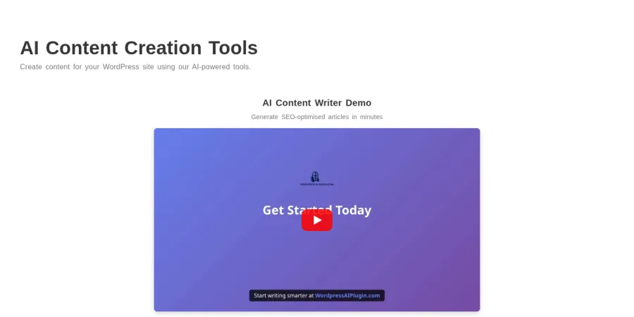 Artikolo's Content Tools: article from a URL, full automation, and an article from a prompt